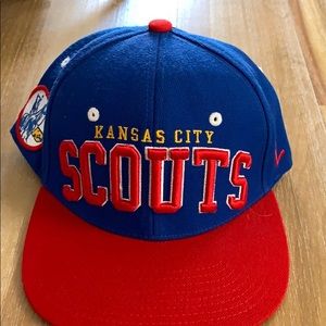 Kansas City Scouts hat slightly worn